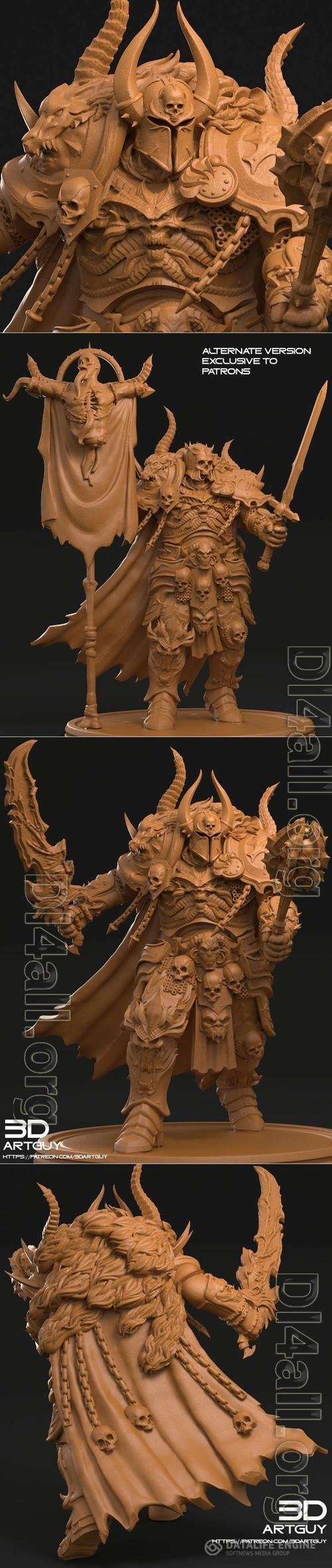 3D STL Death Knight