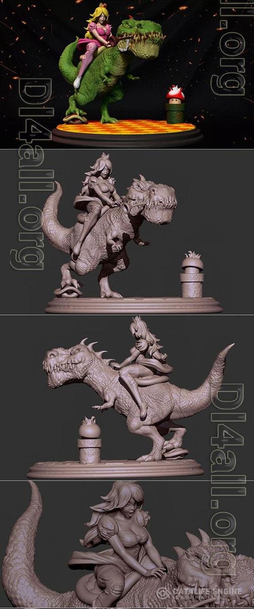 Princess Peach 3D STL