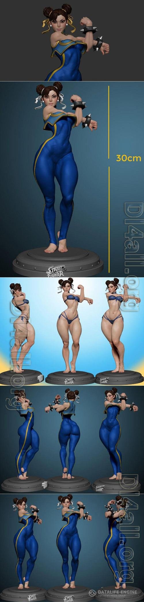 Chun Li 3D STL