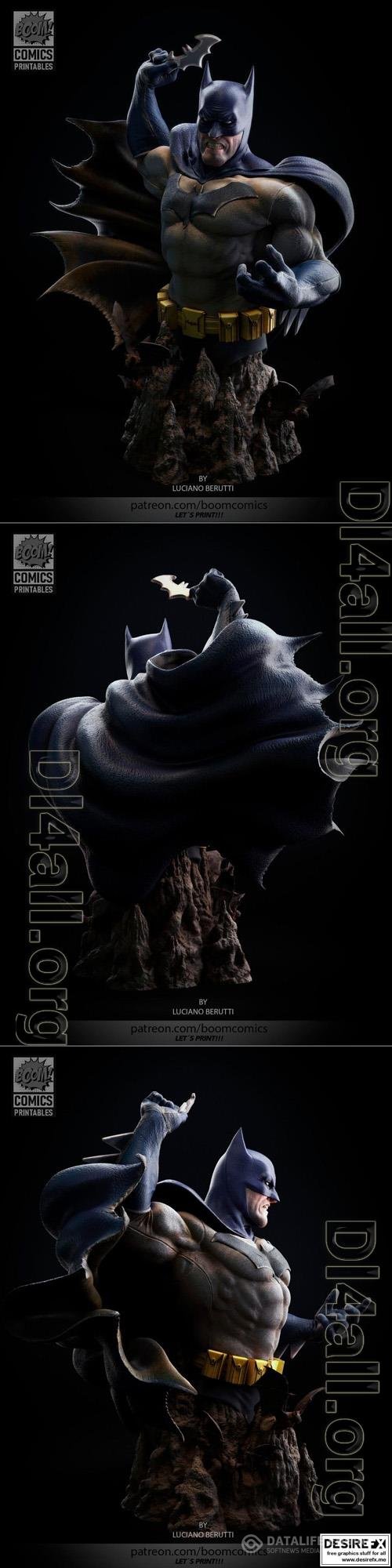 Batman Bust 3D STL