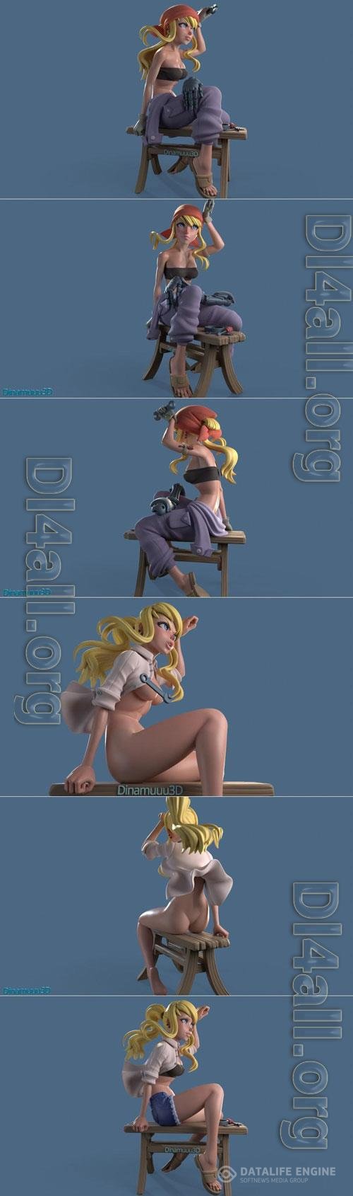 Winry Rockbell - FullMetal Allchemist 3D STL