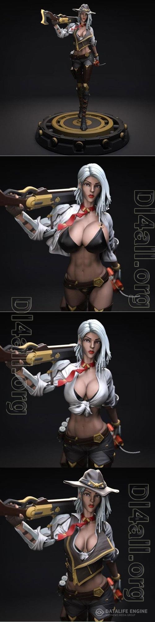 Ashe - Overwatch 3D STL