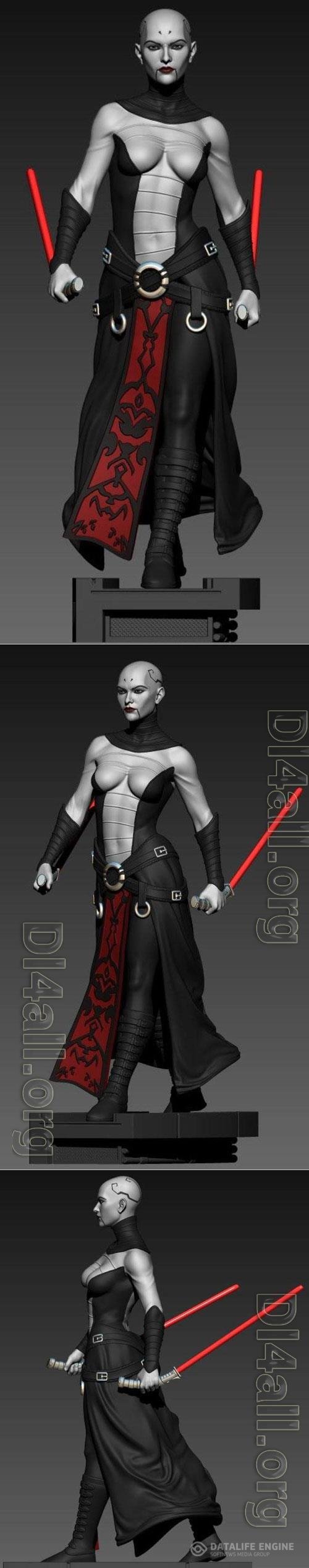 Asaj Ventress 3D STL