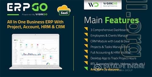 CodeCanyon - ERPGo SaaS v3.1 NULLED - All In One Business ERP With Project, Account, HRM & CRM - 33263426