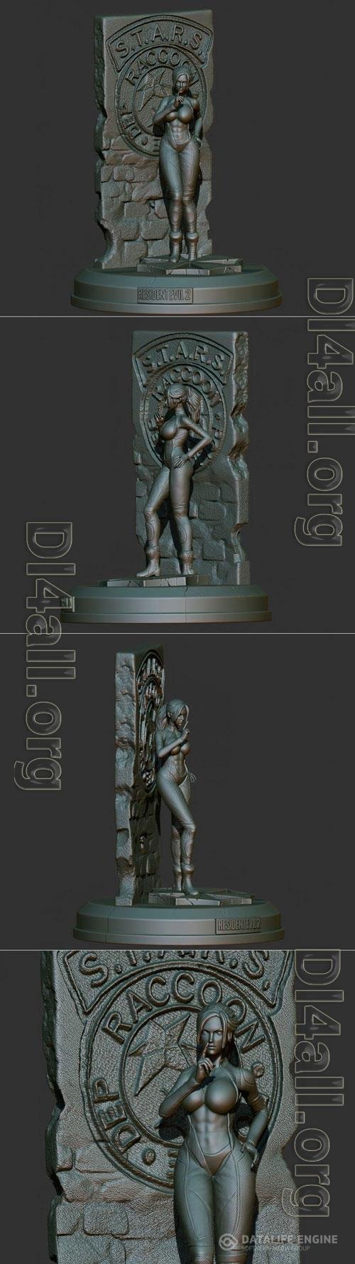 Resident Evil - Claire Redfield 3D STL