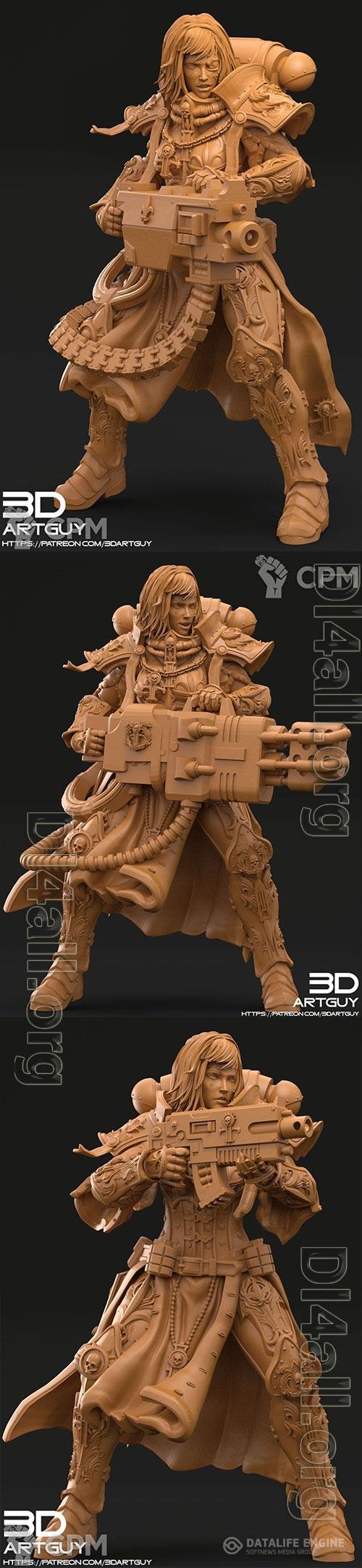 Heavy 40K -  Zealot 3D STL