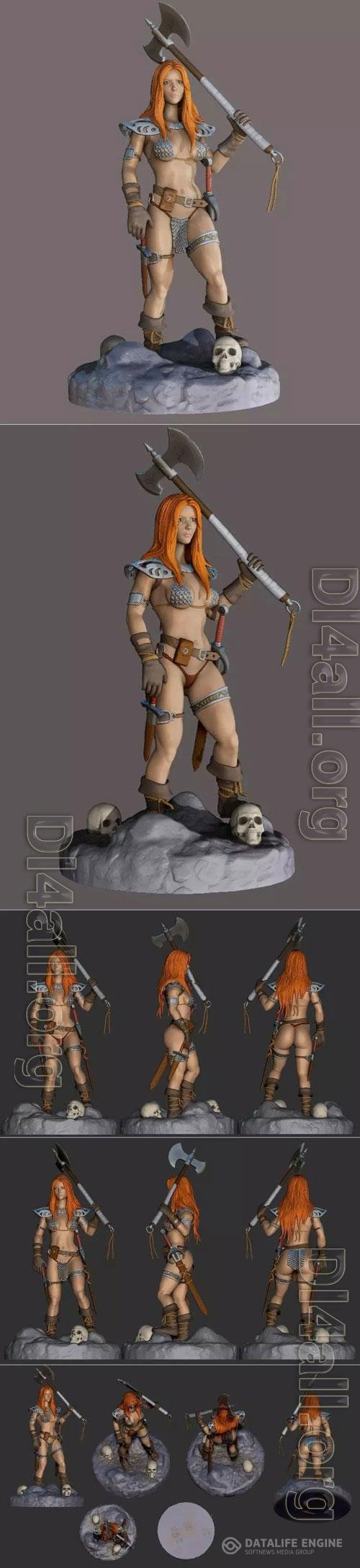 Red Sonja 3D STL