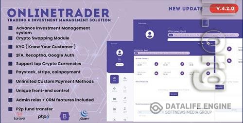 CodeCanyon - OnlineTrader v4.2.0 - Trading and investment management system - 21987193 - NULLED