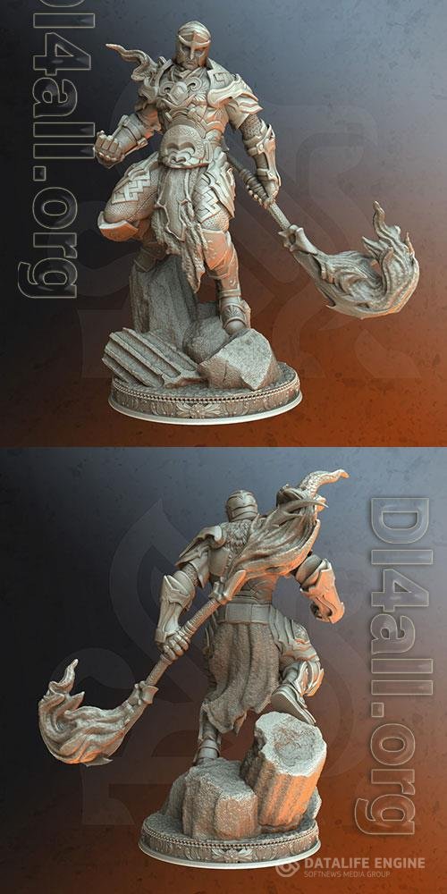 Valadhar Elite - Keydrin the Eldritch Knight 3D Print