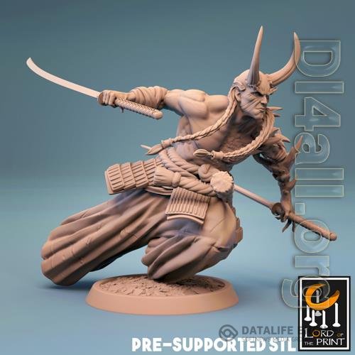 Samurai Demon 3D Print