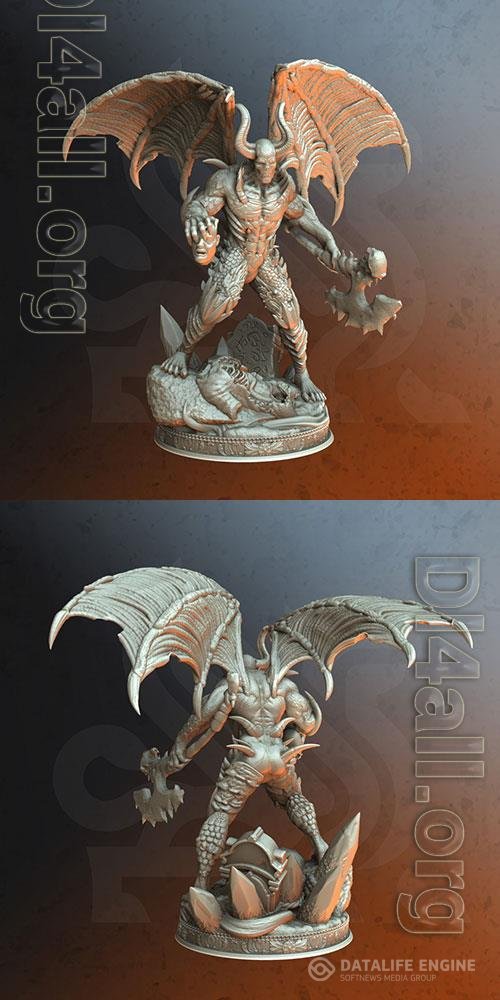 Demon of Ash 3D STL