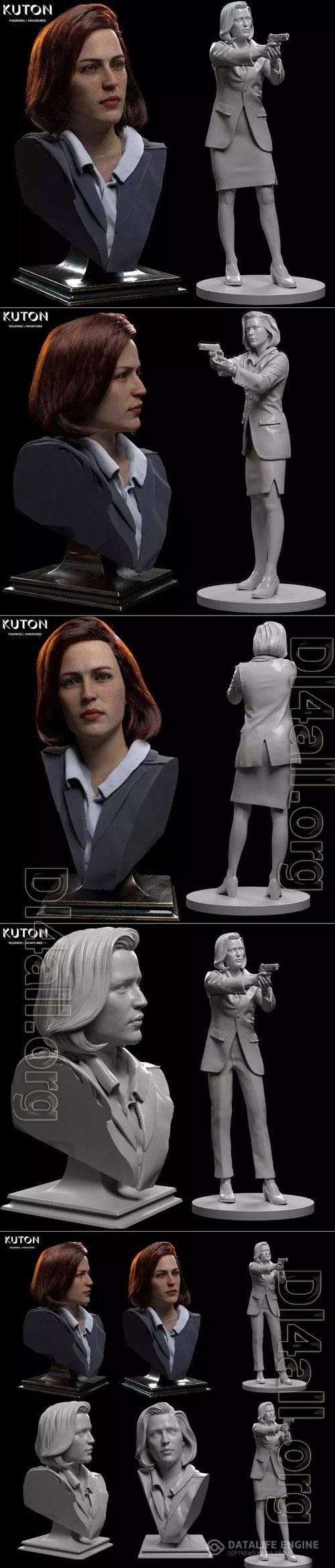 Scully - XFiles 3D Print