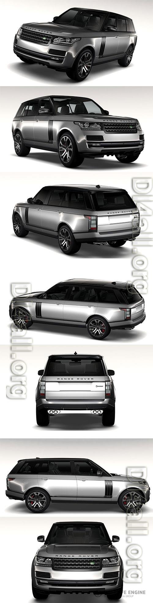 Range Rover SVAutobiography Dynamic LWB 2017 3D Model