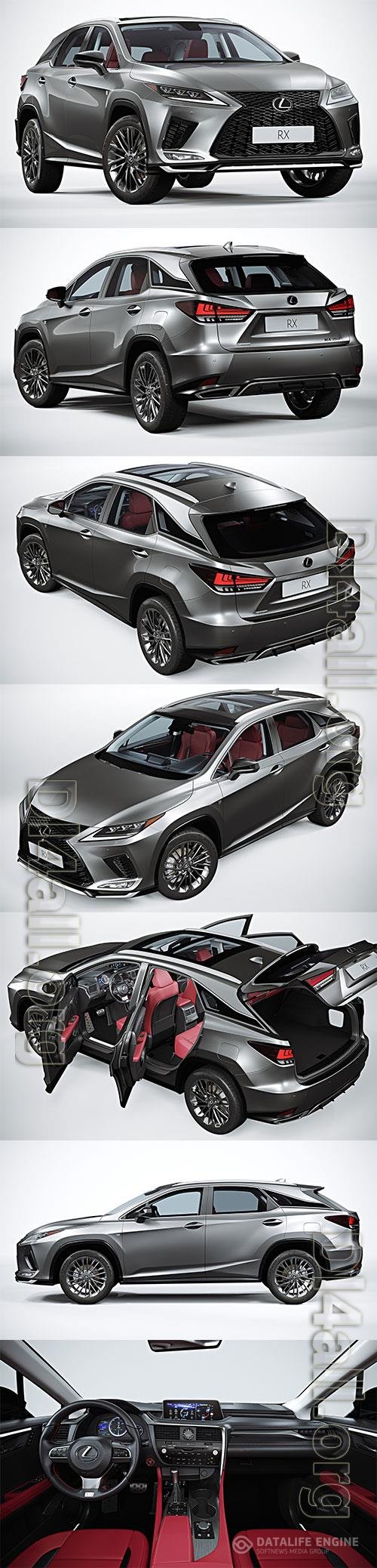 Lexus RX 2020 3D Model