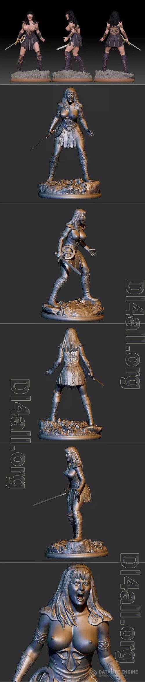 Xena-Warrior Princess 3D Print