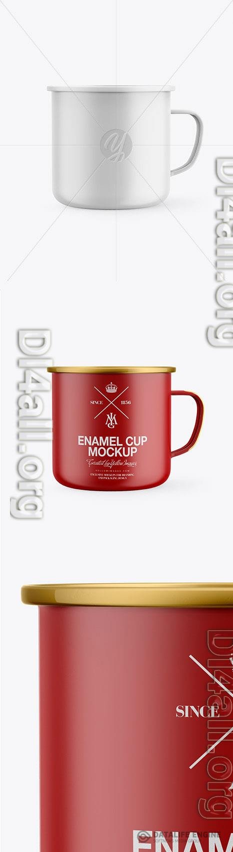 Matte Enamel Cup Mockup 46471