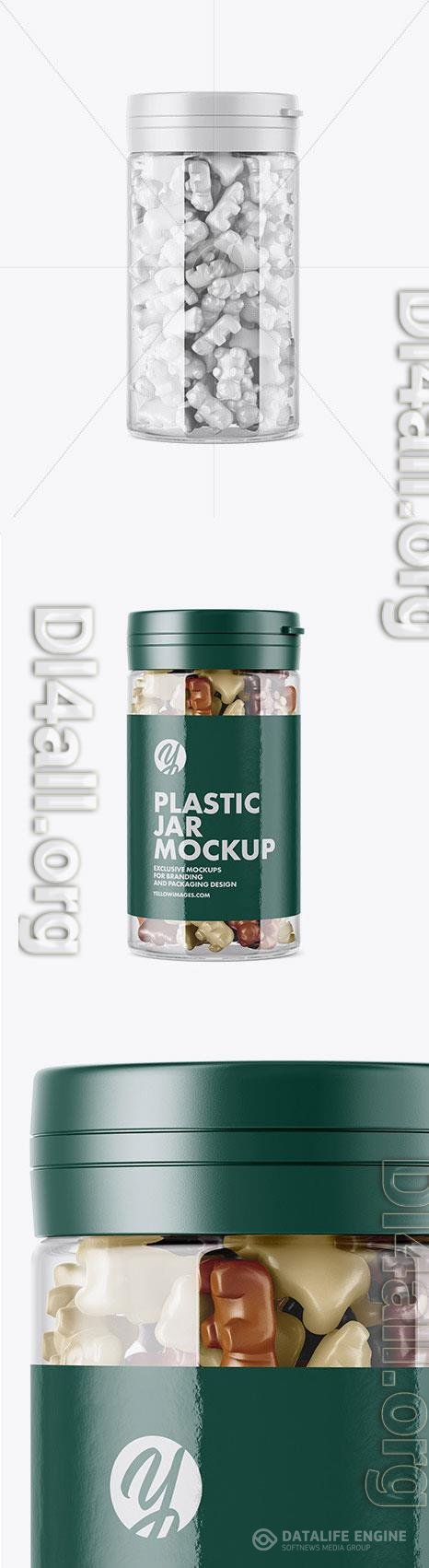 Gummy Bears Plastic Jar Mockup 45985