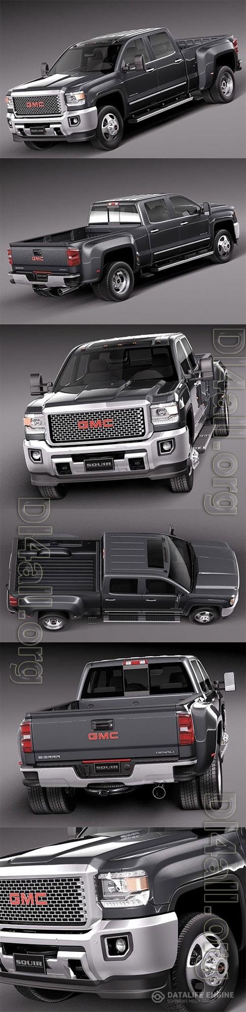 GMC Sierra HD 2015 3D Model