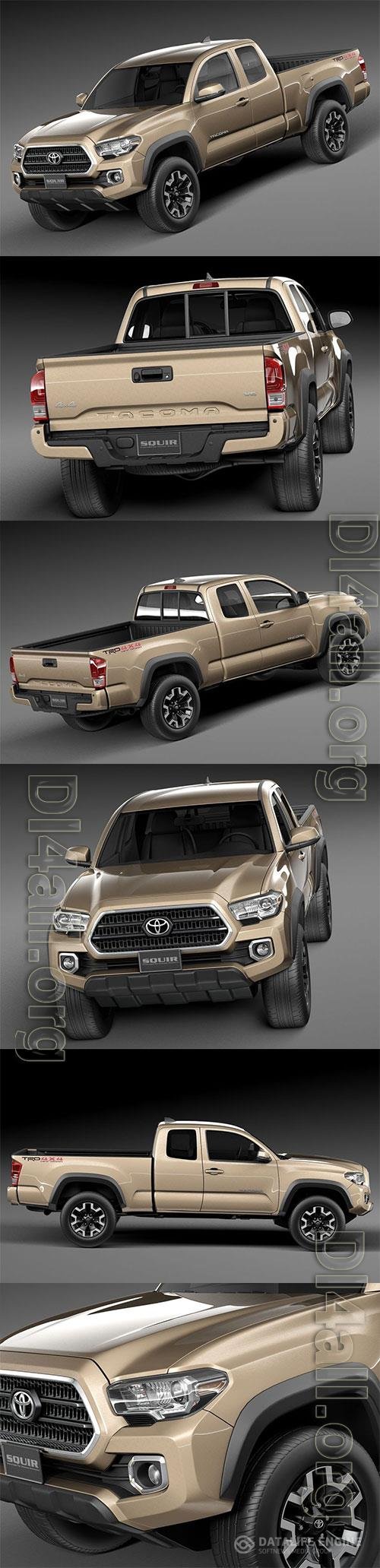 Toyota Tacoma TRD Off-Road 2016 3D Model