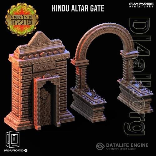 Hindu Altar Gate 3D Print