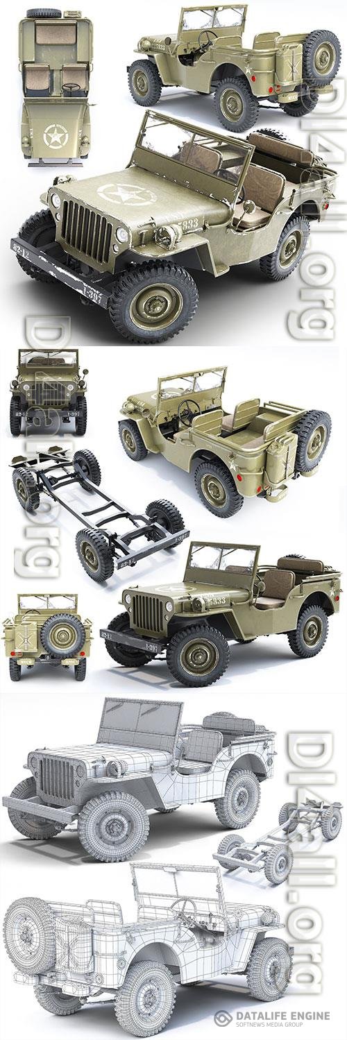 Willys 3D Model