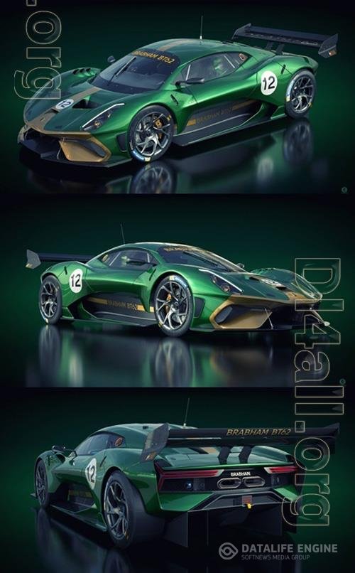 Brabham BT62 3D Model