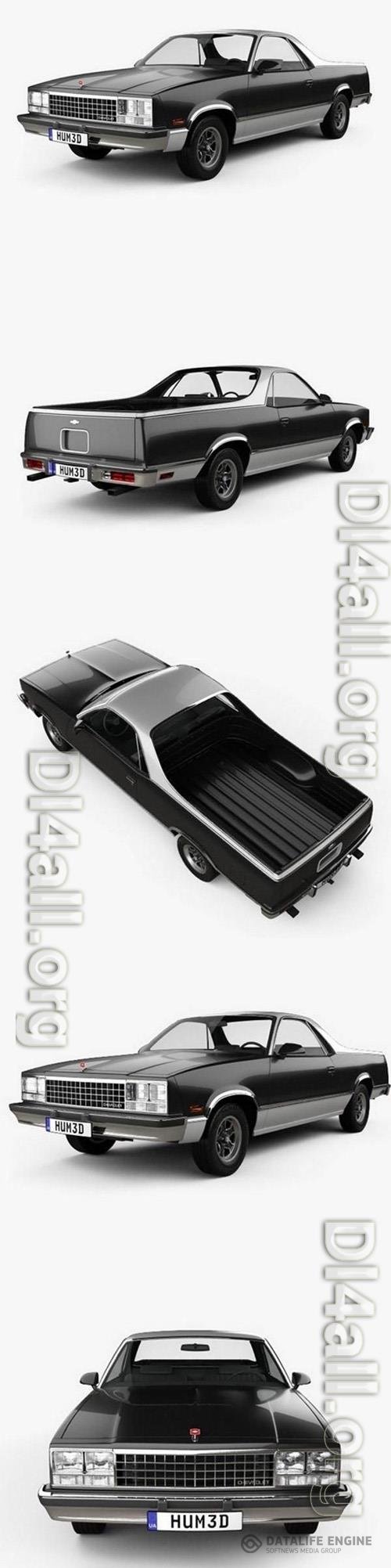 Chevrolet El Camino 1982 3D Model