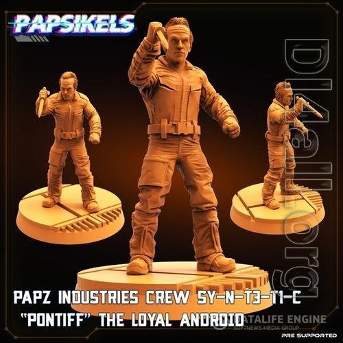 Papz Industries Crew Synthetic Pontiff the Loyal Android 3D Print