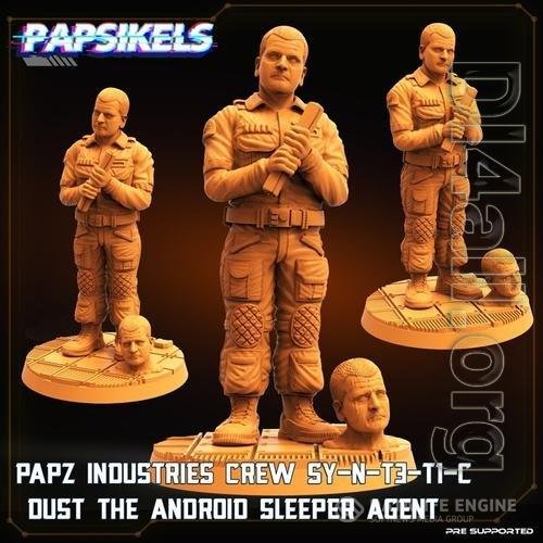 Papz Industries Crew SY-N-T3-T1-C Dust the Android Agent 3D Print