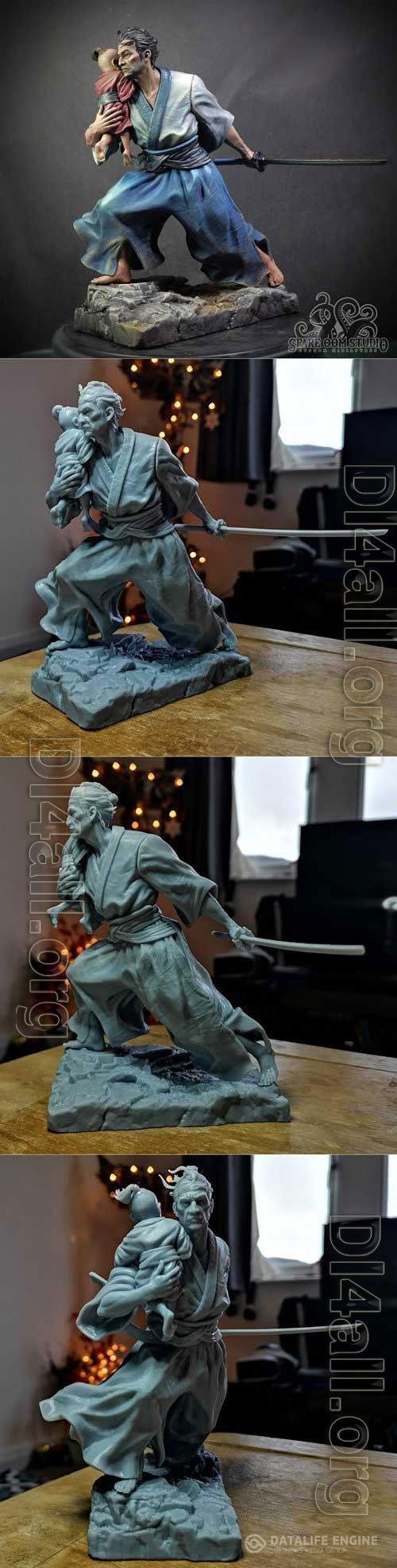 Lone Wolf and Cub 3D Print