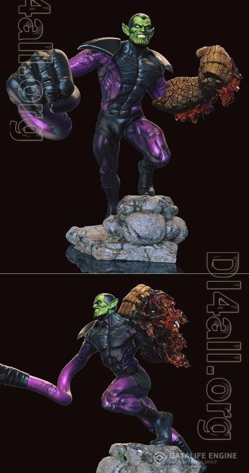 Super Skrull 3D Print