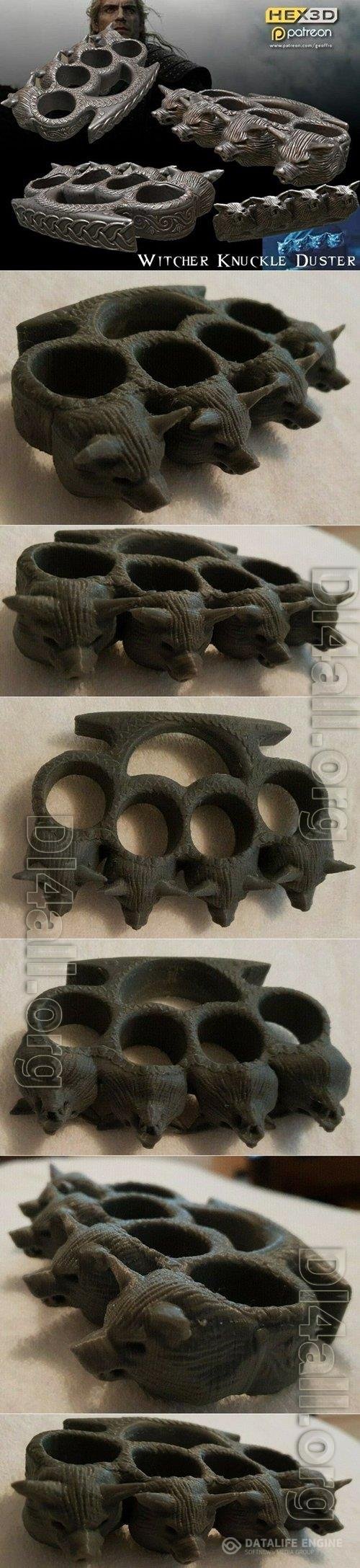 The Witcher Knuckle Duster 3D Print