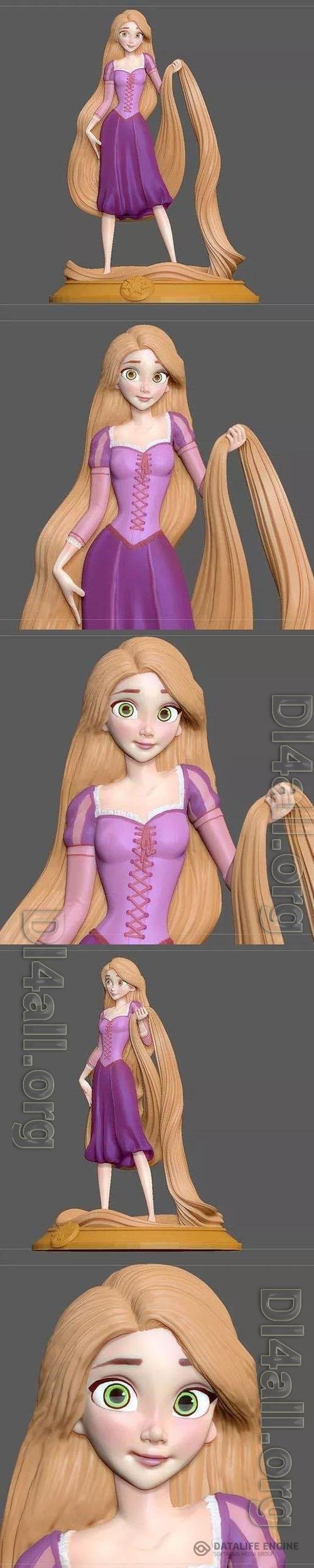 Rapunzel Princess 3D Print