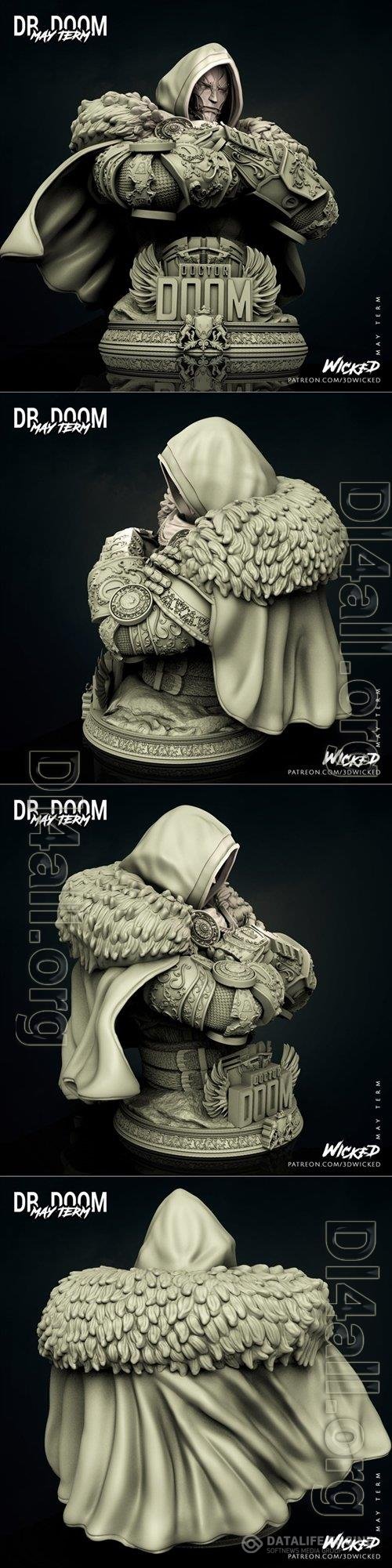 Dr. Doom Bust 3D Print