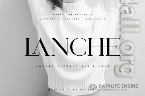 Lanche Modern Elegant Serif Font OTF