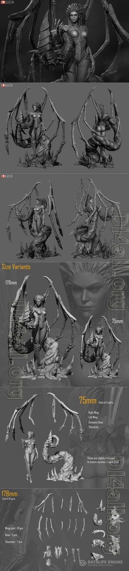 Sarah Kerrigan 3D Print