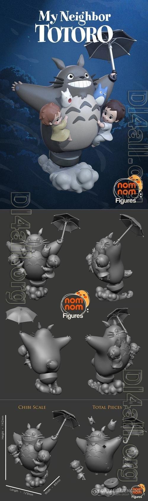 My Neighbour Tototoro NomNom 3D Print