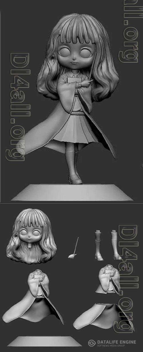 Hermione Granger Chibi 3D Print