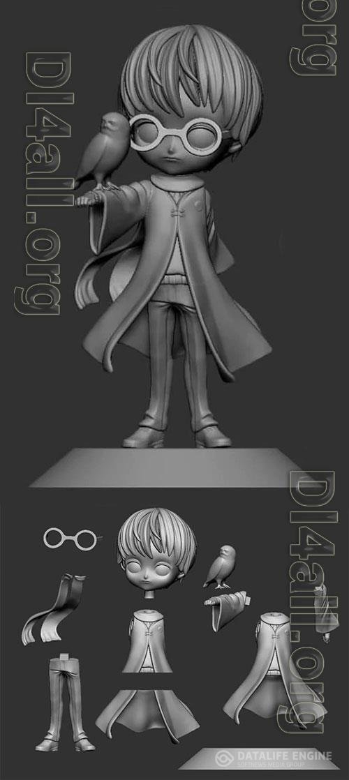 Harry Potter Chibi 3D Print