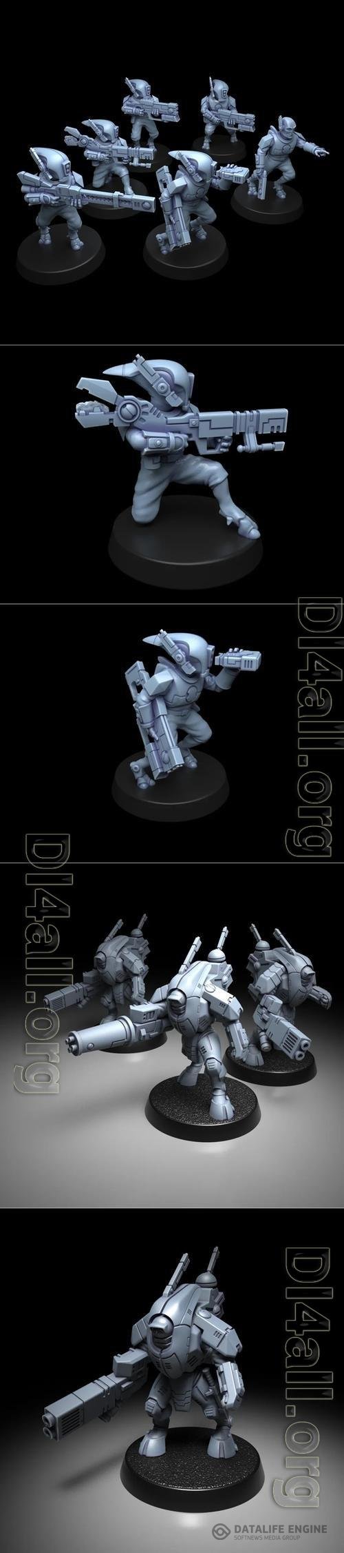 Greater Good - Stealth Suits, Scouts 3D Print