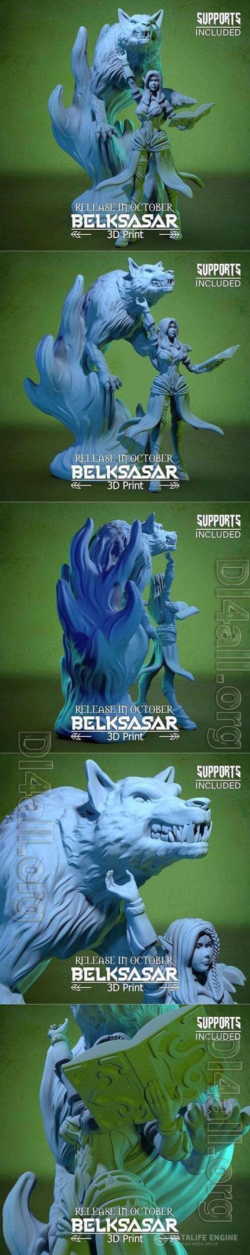 Belksasar - Summoner of the Wolf Spirit 3D Print