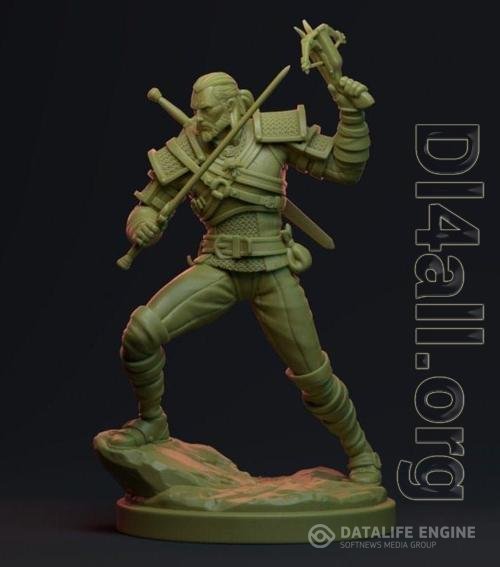 The Witcher - Geralt 3D Print