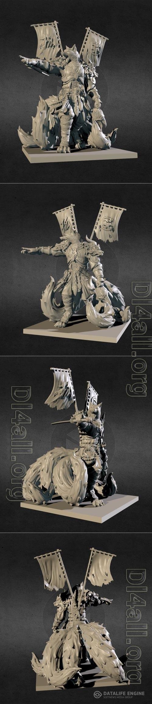 ODA kitsune shogun 3D Print