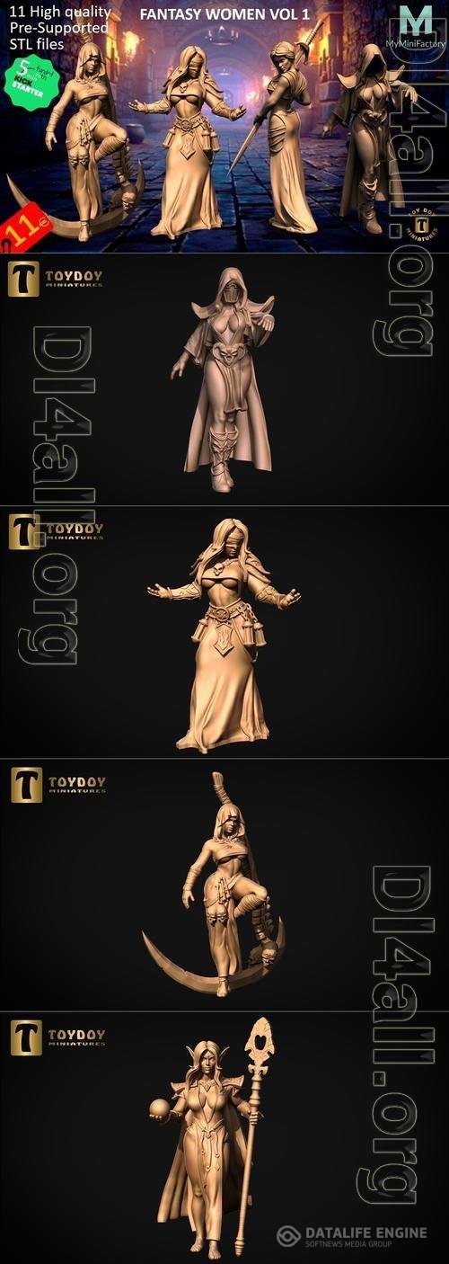 ToyDoy Miniatures - Fantasy women vol 1 3D Print