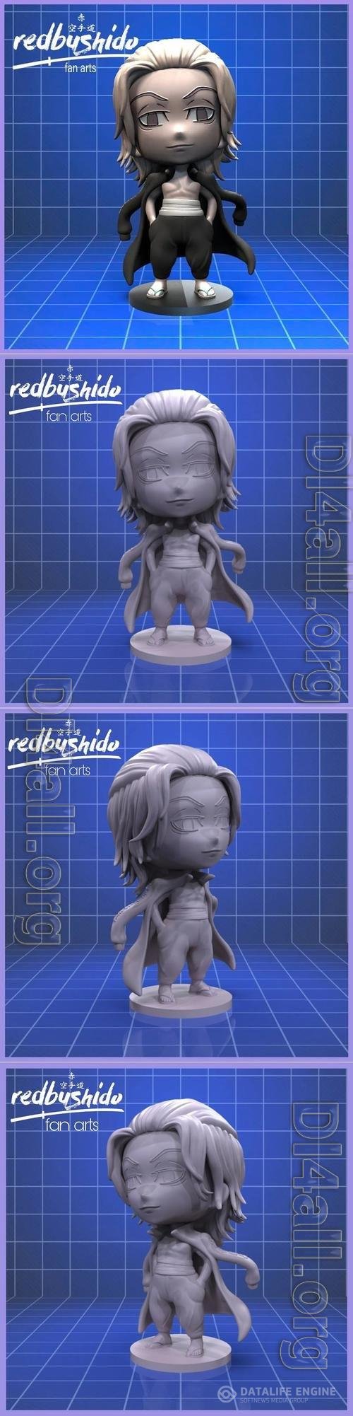 Mikey Nendoroid Style FanArt from Tokyo Revengers 3D Print