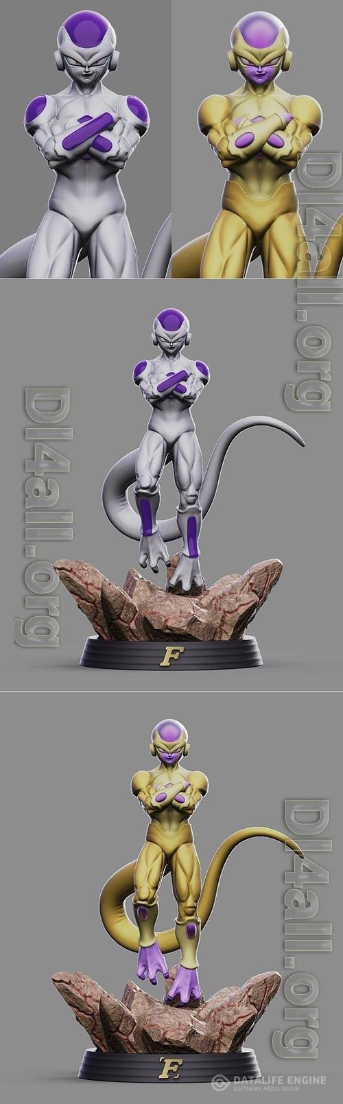 Frieza and Golden Frieza 3D Print