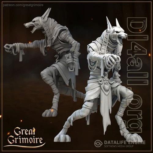 Undead Anubis 3D Print