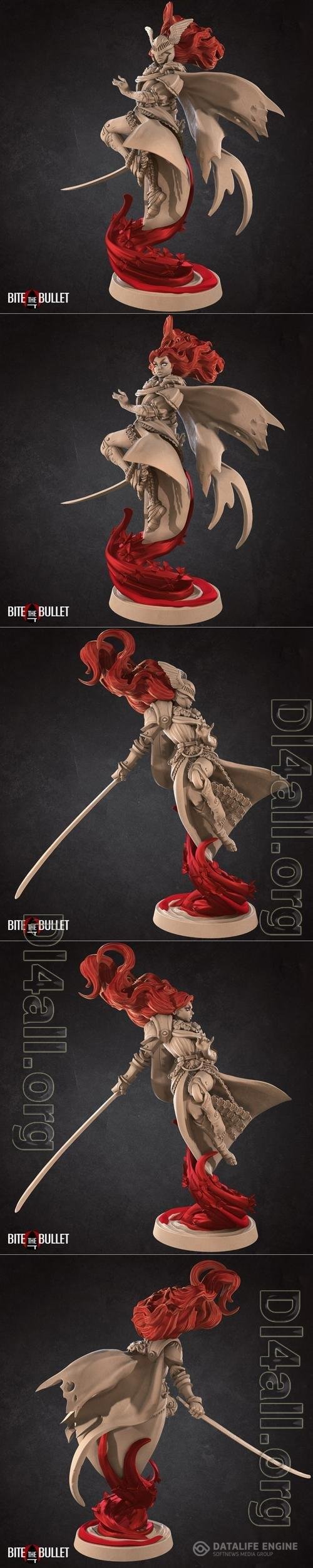 Morgana the Scarlet Goddess - 2 Versions 3D Print