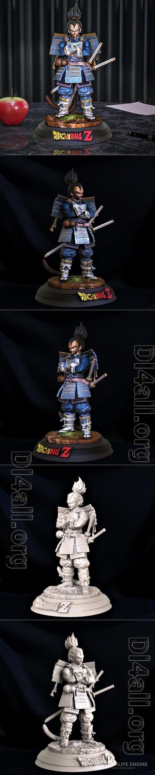 Vegeta Samurai 3D Print