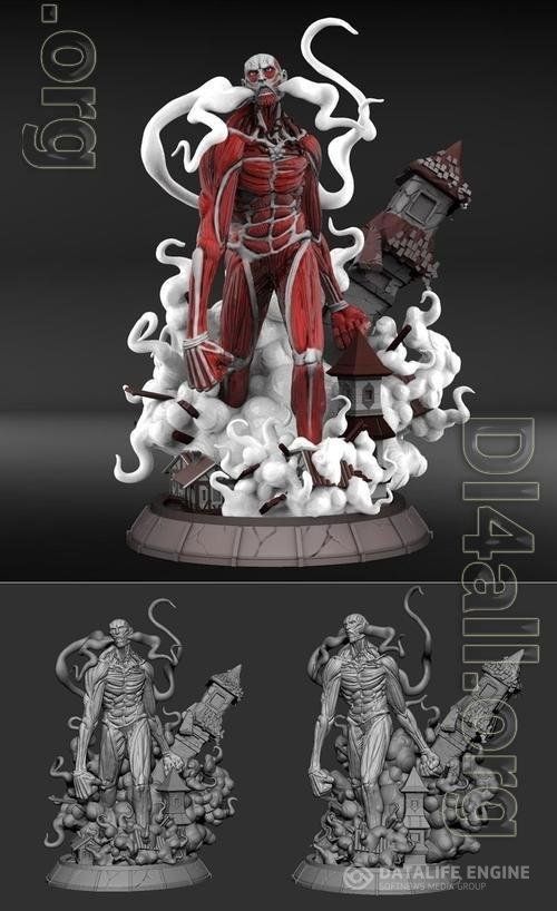 Attack on Titan - Colossal Titan 3D Print